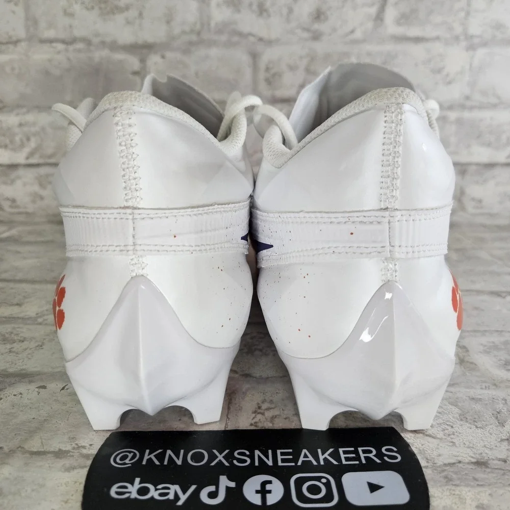 Nike Vapor Edge Elite 360 2 Clemson Tigers Football Cleats FJ5746-108 Size 12